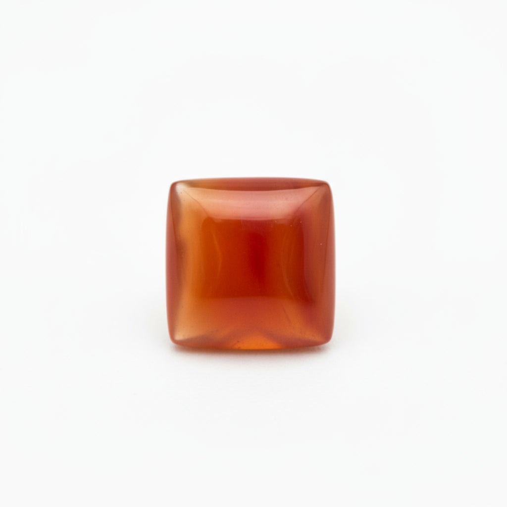 Carnelian 10PC Tiny 3x3 MM Square Cabochon Red Shine semi Precious Loose Gemstones