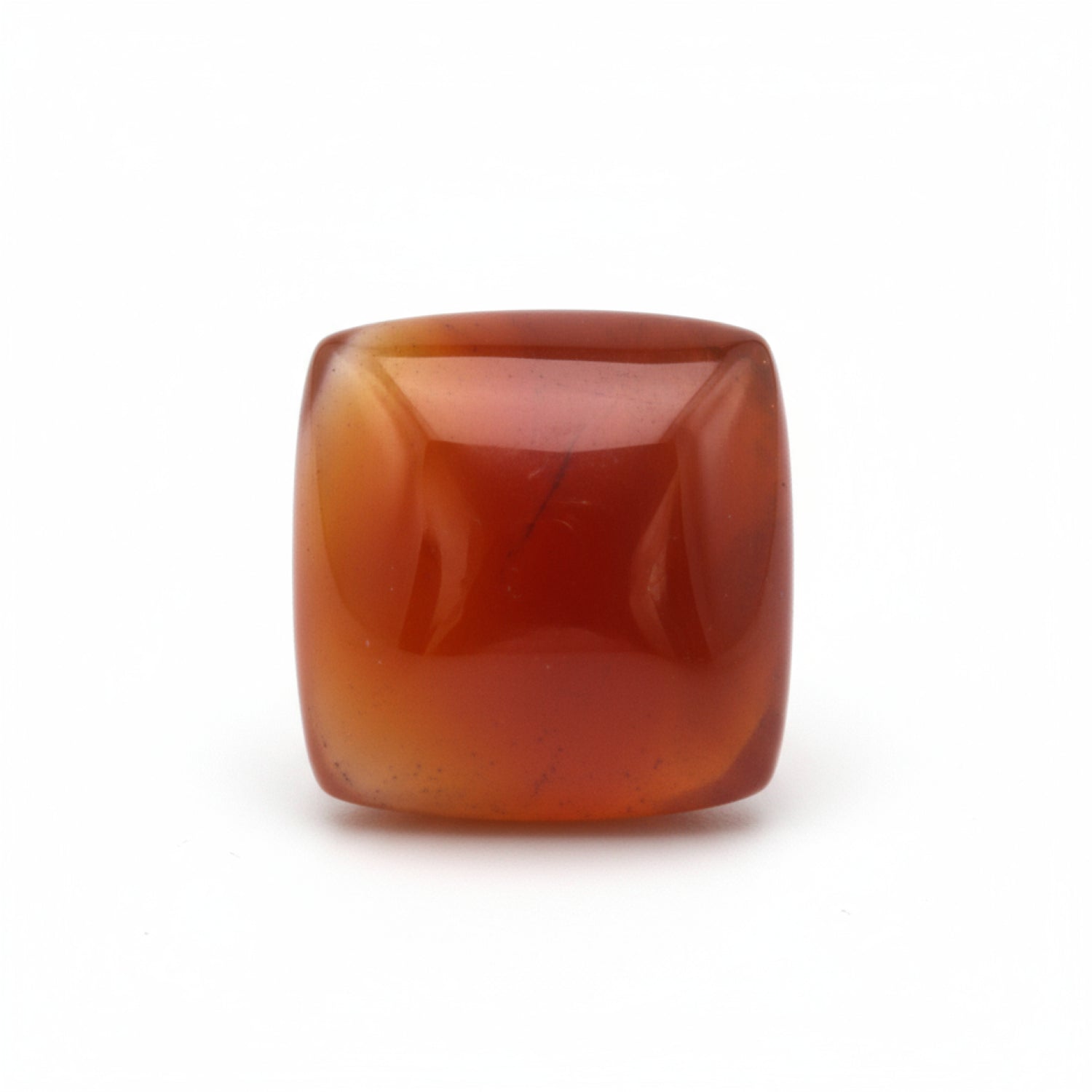 Carnelian 1PC Small 8x8 MM Square Cabochon Red Superior semi Precious Loose Gemstone