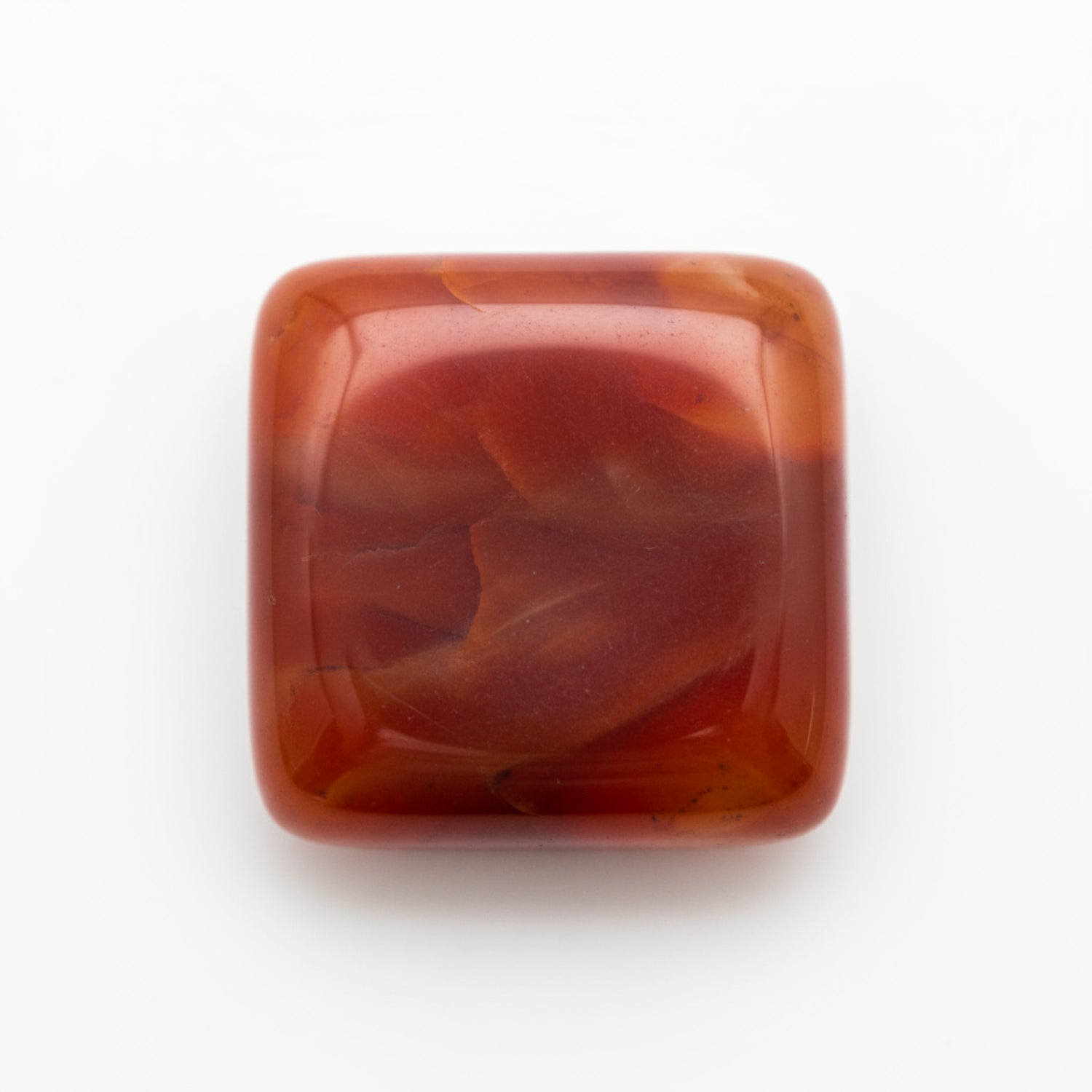 Carnelian 1PC Medium 9x9 MM Square Cabochon Red Pure semi Precious Loose Gemstones