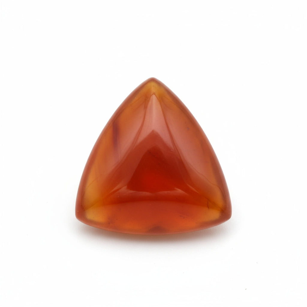 Carnelian 1PC Large 11x11 MM Triangle Cabochon Red Lustrous semi Precious Semi Precious Gemstone
