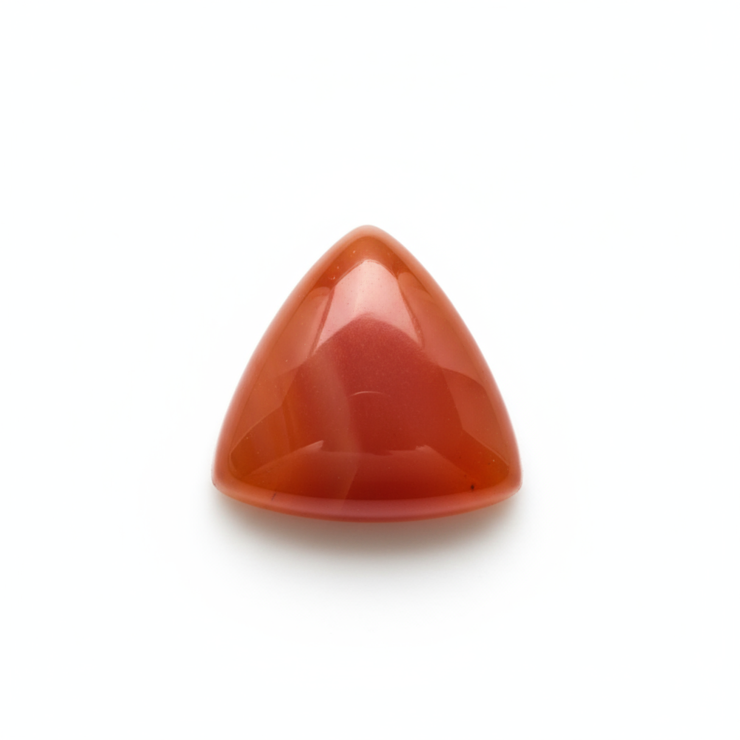 Carnelian 10PC Tiny 4x4 MM Triangle Cabochon Red Pure semi Precious Loose Gemstones メイン画像