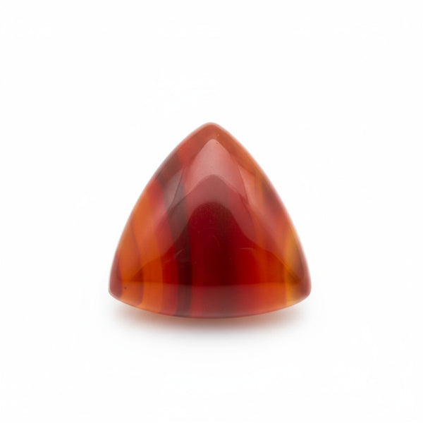 Carnelian 1PC Tiny 6x6 MM Triangle Cabochon Red Brilliant semi Precious Precious Gemstone