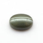 Cats Eye 1PC Medium 8x10 MM Oval Cabochon Gray Luster Precious Loose Gems