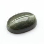 Cats Eye 1PC Large 8x12 MM Oval Cabochon Gray Shine Precious Loose Gemstones