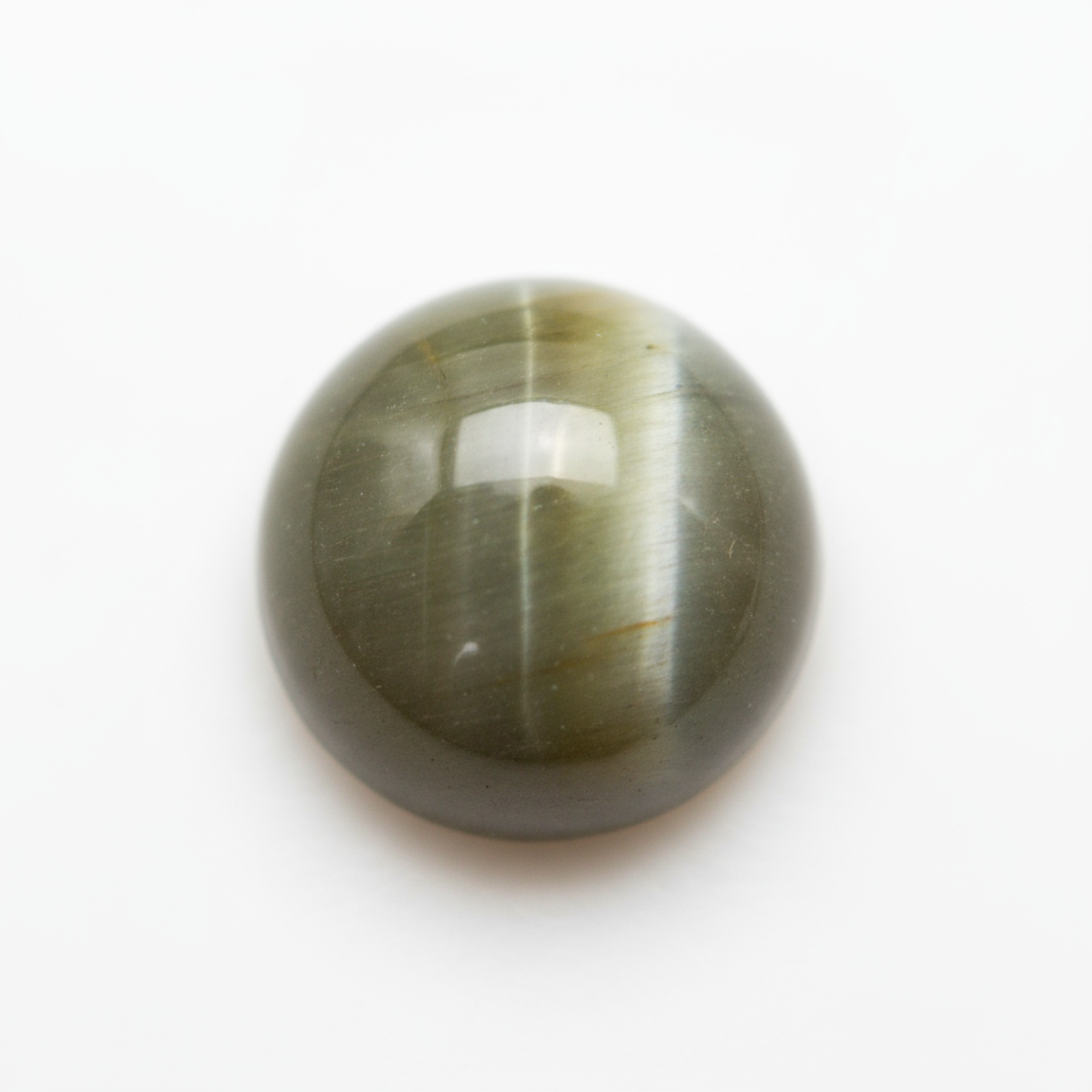 キャッツアイ 1個 ミディアム 9x9 MM ラウンドカボション グレー ファインプレシャスルースジェムストーン サブ画像