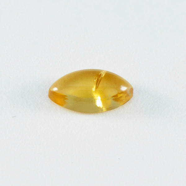 Citrine 1PC Large 8x16 MM Marquise  Cabochon Yellow Splendid semi Precious Loose Gemstone