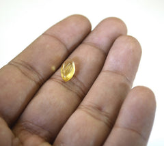 Citrine 1PC Small 6x12 MM Marquise  Cabochon Yellow Sparkling semi Precious Gems
