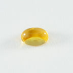 Citrine 1PC Large 10x12 MM Oval Cabochon Yellow Sparkling semi Precious Loose Gemstone