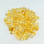 Citrine 10PC Tiny 3x5 MM Oval Cabochon Yellow Lustrous semi Precious Semi Precious Gemstone