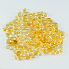 Citrine 10PC Tiny 4x6 MM Oval Cabochon Yellow Shine semi Precious Precious Gemstone