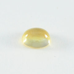 Citrine 1PC Small 6x8 MM Oval Cabochon Yellow High Quality semi Precious Loose Gems