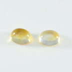 Citrine 1PC Small 7x9 MM Oval Cabochon Yellow Genuine semi Precious Loose Gemstones
