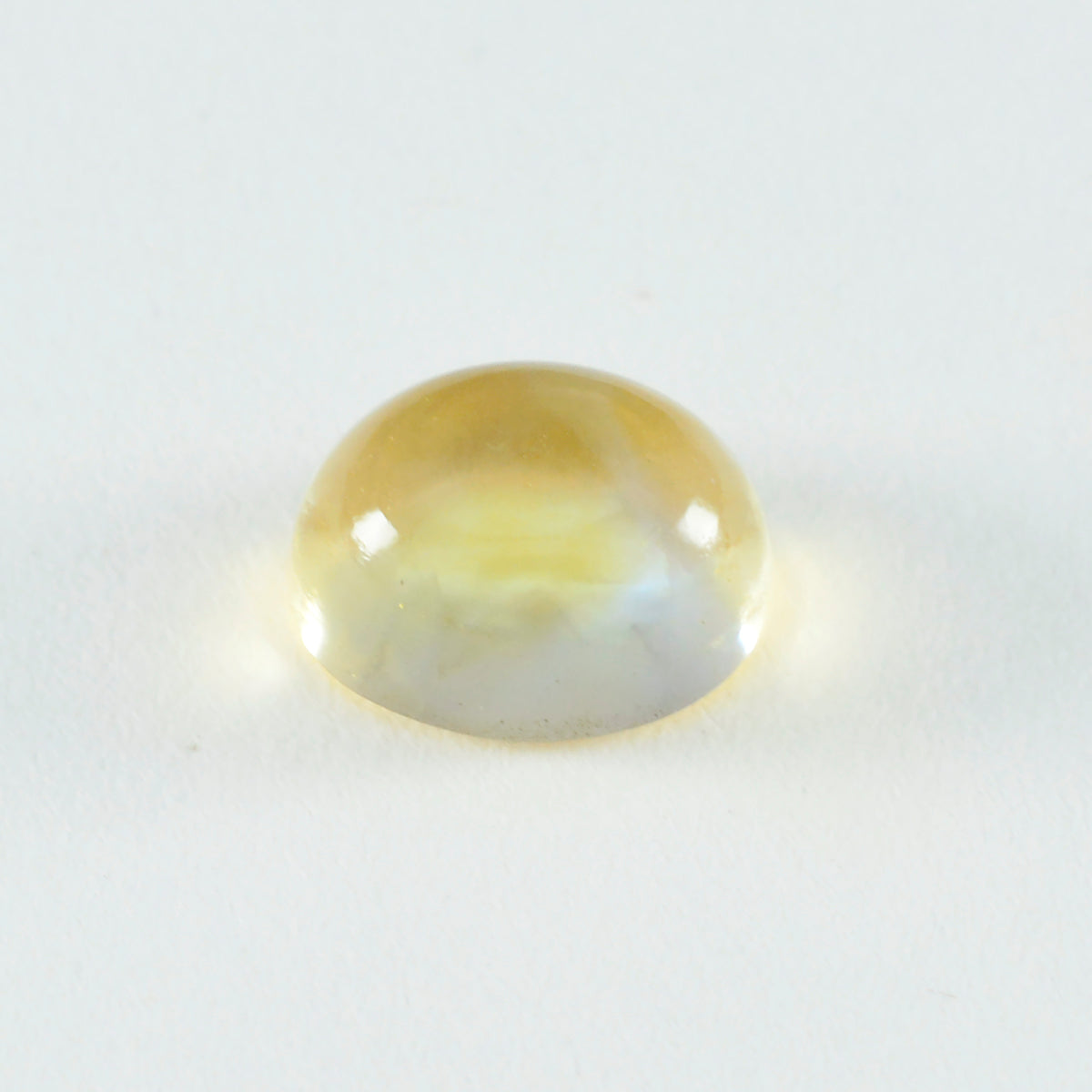 Citrine 1PC Medium 8x10 MM Oval Cabochon Yellow Pure semi Precious Precious Gemstone