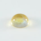 Citrine 1PC Medium 8x10 MM Oval Cabochon Yellow Pure semi Precious Precious Gemstone