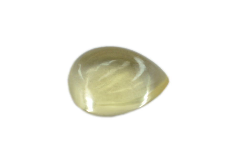 Citrine 1PC Large 10x12 MM Pear Cabochon Yellow Lustrous semi Precious Loose Gemstone