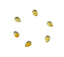 Citrine 10PC Tiny 3x5 MM Pear Cabochon Yellow Natural semi Precious Semi Precious Gemstone