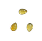 Citrine 1PC Medium 8x10 MM Pear Cabochon Yellow Polished semi Precious Precious Gemstone