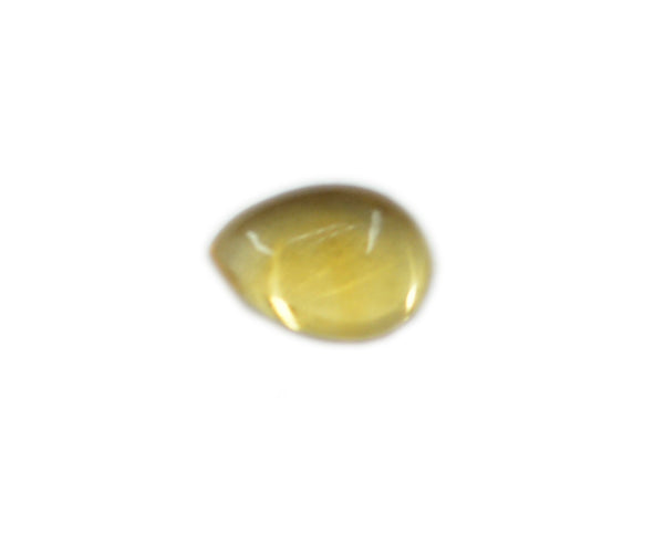 Citrine 1PC Small 6x8 MM Pear Cabochon Yellow Pure semi Precious Loose Gems