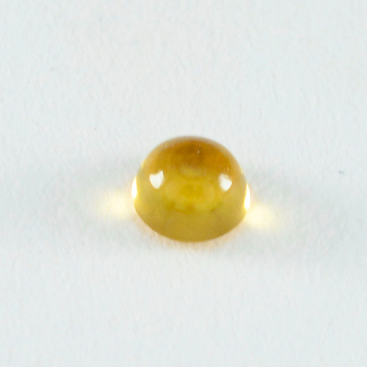 Citrine 1PC Large 10x10 MM Round Cabochon Yellow Pure semi Precious Loose Gemstones