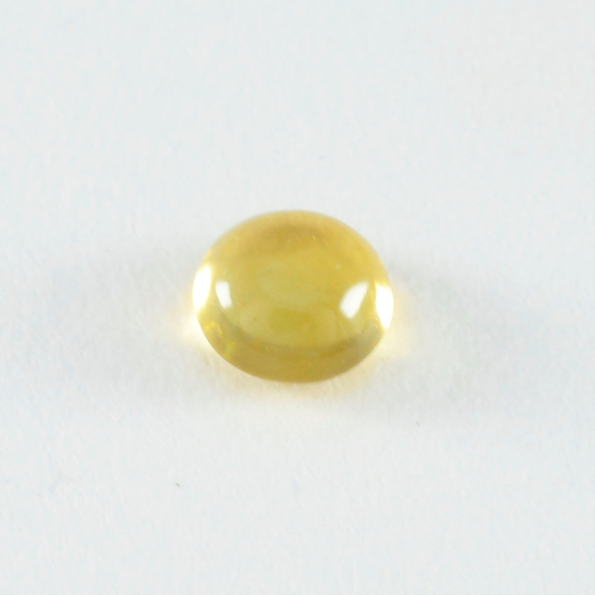 Citrine 10PC Tiny 4x4 MM Round Cabochon Yellow Shine semi Precious Loose Gemstones