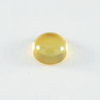 Citrine 10PC Tiny 5x5 MM Round Cabochon Yellow Fine semi Precious Semi Precious Gemstone