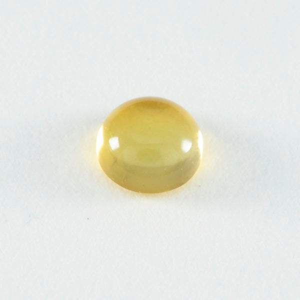 Citrine 10PC Tiny 5x5 MM Round Cabochon Yellow Fine semi Precious Semi Precious Gemstone