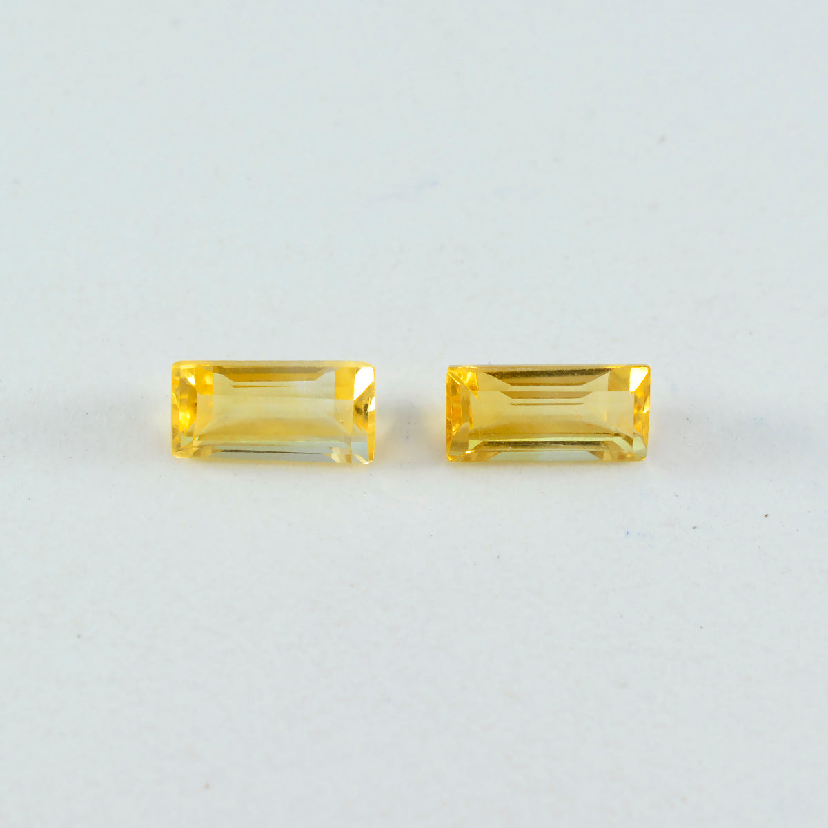 Citrine 1PC Small 6x12 MM Baguette Faceted Yellow Sparkling Semi Precious Loose Gemstone