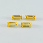 Citrine 1PC Medium 7x14 MM Baguette Faceted Yellow Polished Semi Precious Loose Gemstones