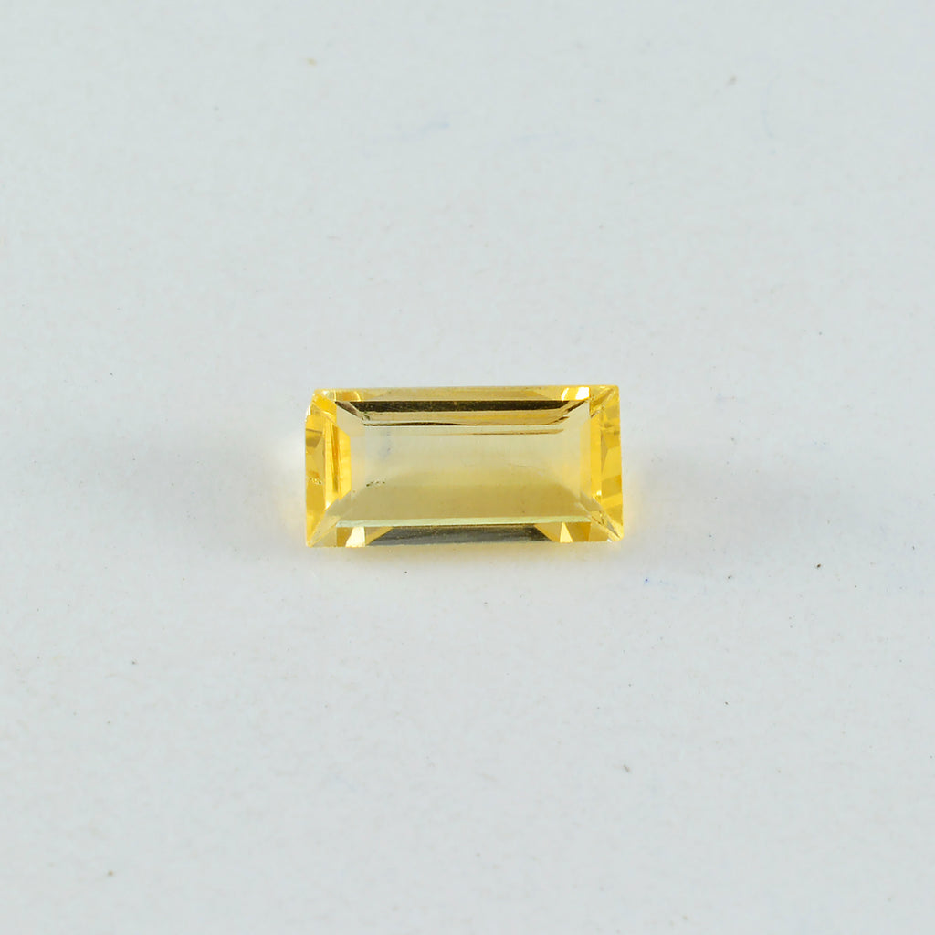 Citrine 10PC Tiny 2.5x5 MM Baguette Faceted Yellow Superior Semi Precious Loose Gemstone