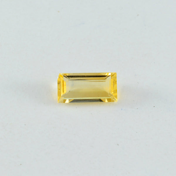 Citrine 10PC Tiny 2.5x5 MM Baguette Faceted Yellow Superior Semi Precious Loose Gemstone