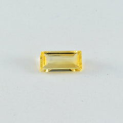 Citrine 10PC Tiny 2.5x5 MM Baguette Faceted Yellow Superior Semi Precious Loose Gemstone