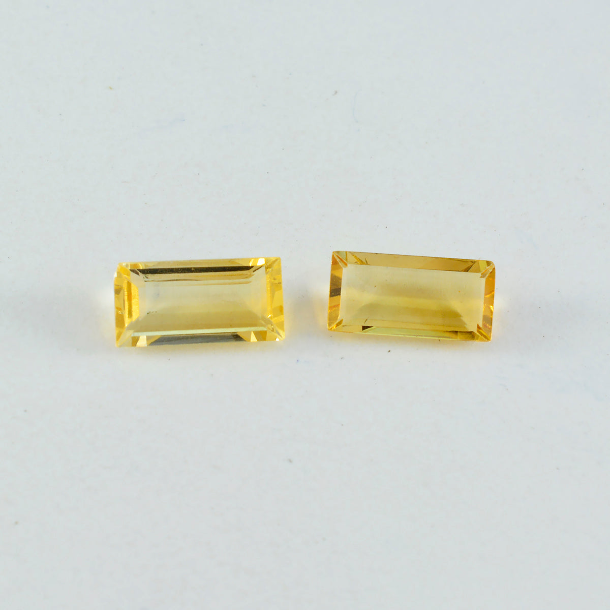 Citrine 1PC Large 8x16 MM Baguette Faceted Yellow Splendid Semi Precious Gems