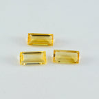 Citrine 1PC Large 8x16 MM Baguette Faceted Yellow Splendid Semi Precious Gems