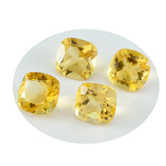 Citrine 1PC Large 10x14 MM Emerald Faceted Yellow Superior Semi Precious Loose Gemstone