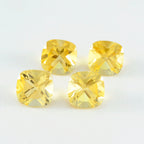 Citrine 1PC Large 12x12 MM Cushion Faceted Yellow High Quality Semi Precious Loose Gemstones
