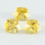 Citrine 1PC Chunky 13x13 MM Cushion Faceted Yellow Natural Semi Precious Gems
