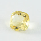 Citrine 1PC Chunky 16x16 MM Cushion Faceted Yellow Pure Semi Precious Loose Gemstones