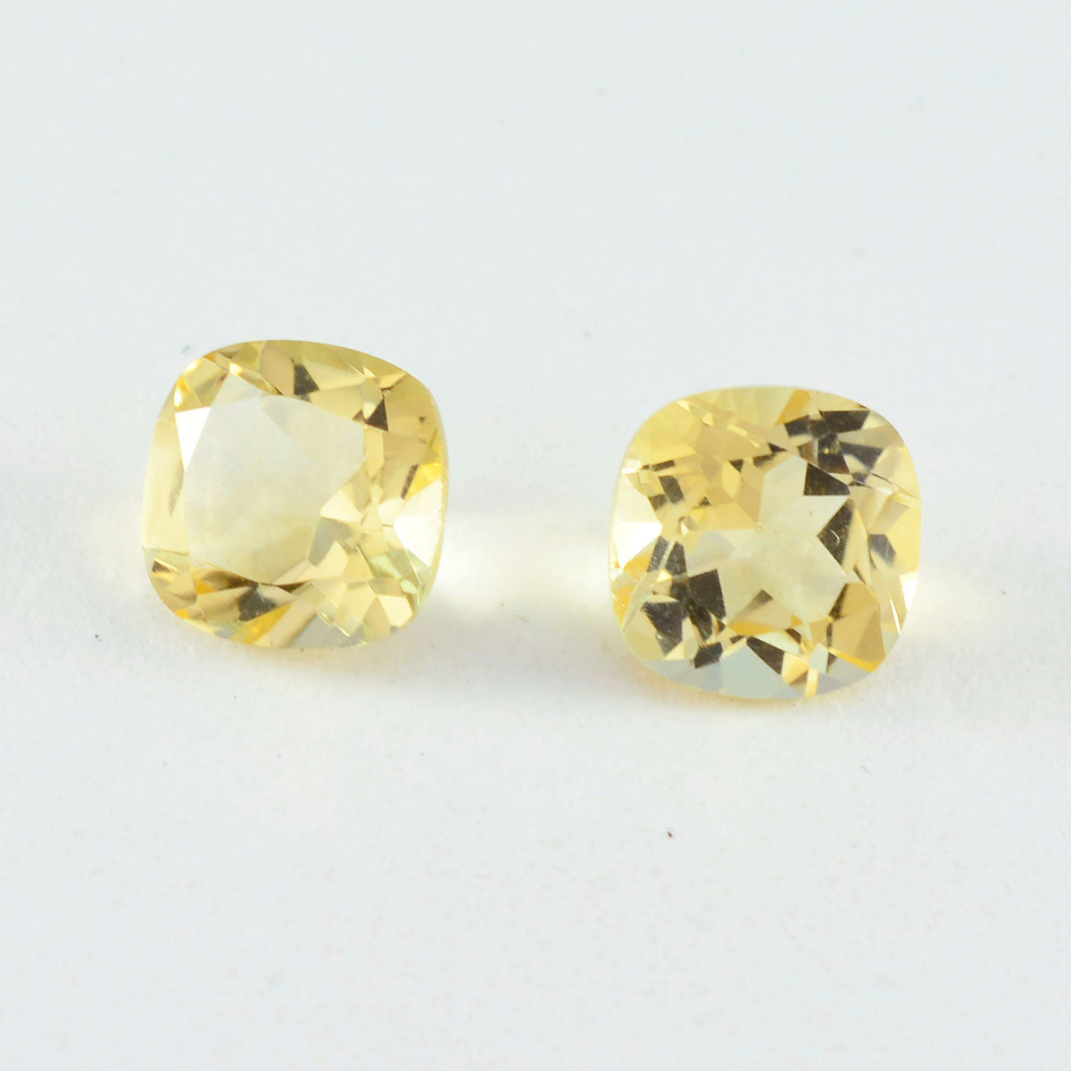 Citrine 1PC Large 10x12 MM Emerald Faceted Yellow Genuine Semi Precious Loose Gems