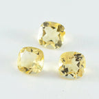 Citrine 1PC Large 10x12 MM Emerald Faceted Yellow Genuine Semi Precious Loose Gems
