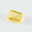 Citrine 1PC Tiny 4x6 MM Emerald Faceted Yellow Sparkling Semi Precious Gems