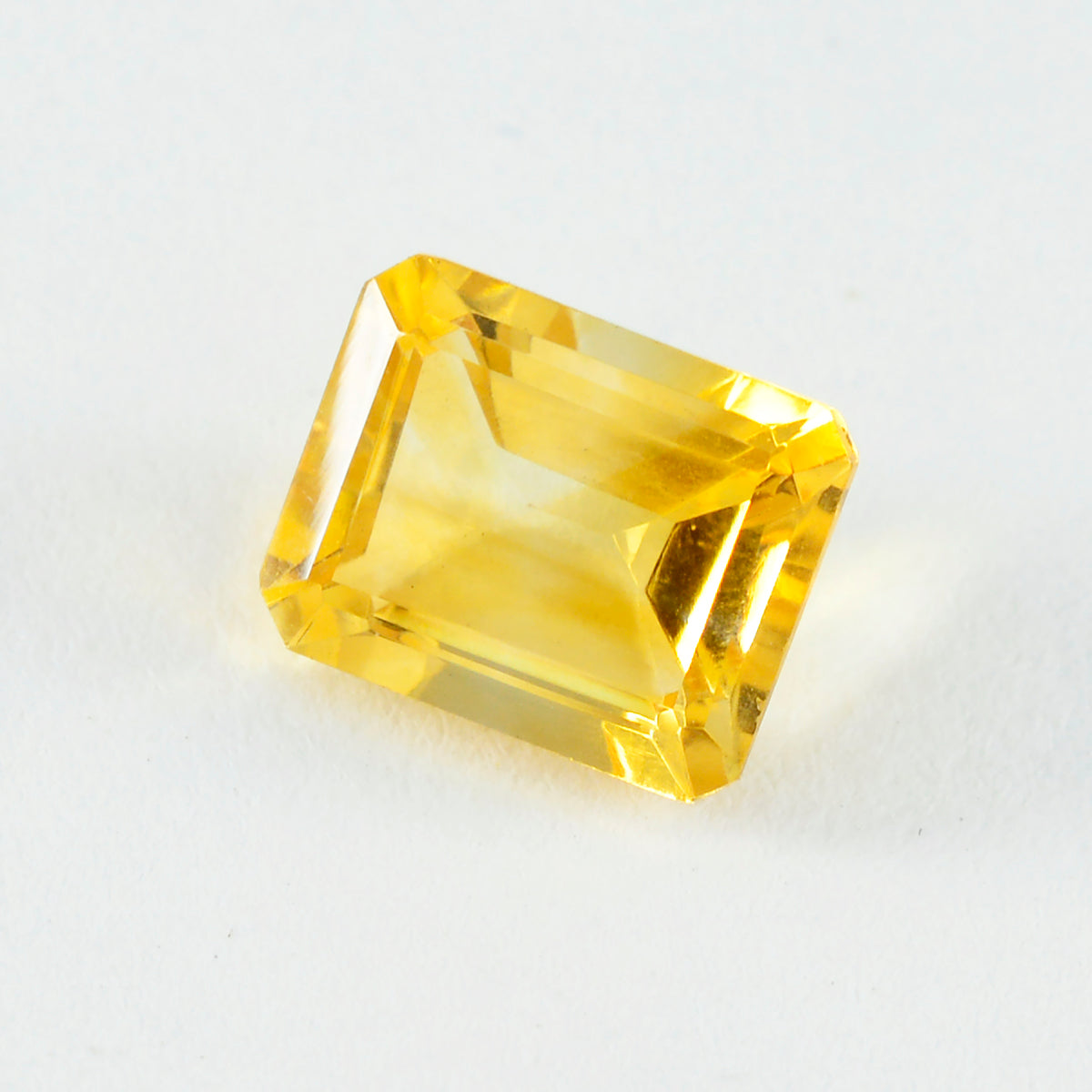 Citrine 1PC Tiny 3x5 MM Emerald Faceted Yellow Brilliant Semi Precious Loose Gemstones