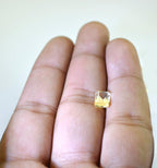 Citrine 1PC Large 8x12 MM Emerald Faceted Yellow Natural Semi Precious Gems