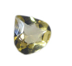 Citrine 1PC Large 10x10 MM Heart Faceted Yellow Shine Semi Precious Loose Gems