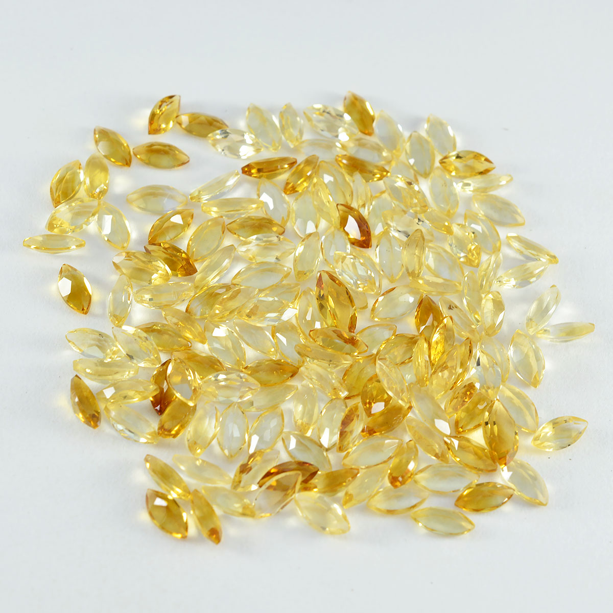 Citrine 1PC Small 5x10 MM Marquise Faceted Yellow High Quality Semi Precious Loose Gemstones