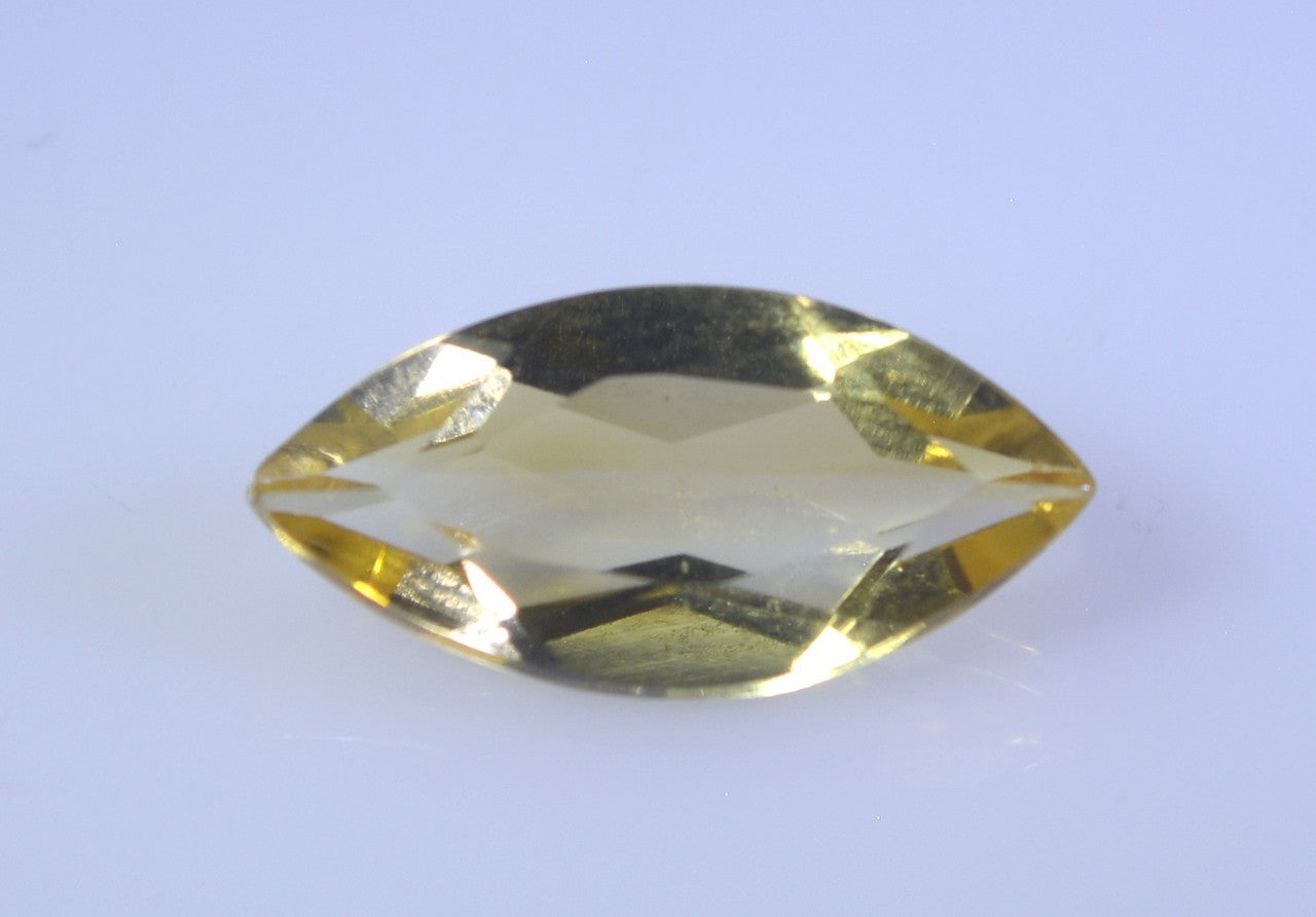 Citrine 1PC Chunky 10x20 MM Marquise Faceted Yellow Pure Semi Precious Loose Gemstones