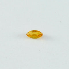 Citrine 10PC Tiny 2x4 MM Marquise Faceted Yellow Luster Semi Precious Loose Gemstones