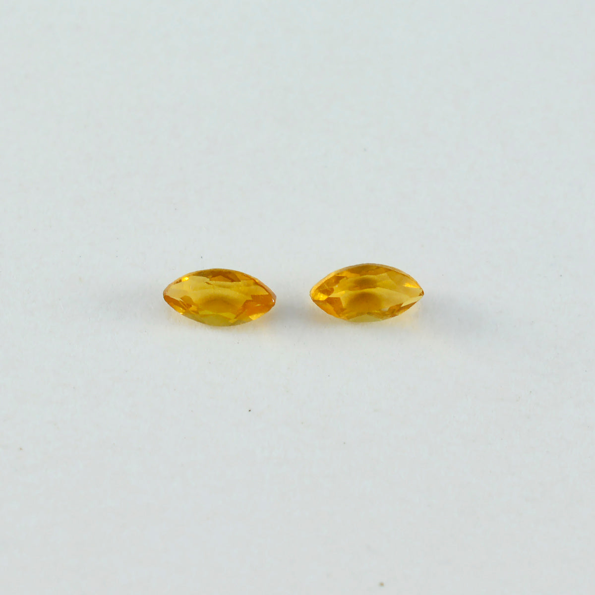 Citrine 10PC Tiny 2x4 MM Marquise Faceted Yellow Luster Semi Precious Loose Gemstones