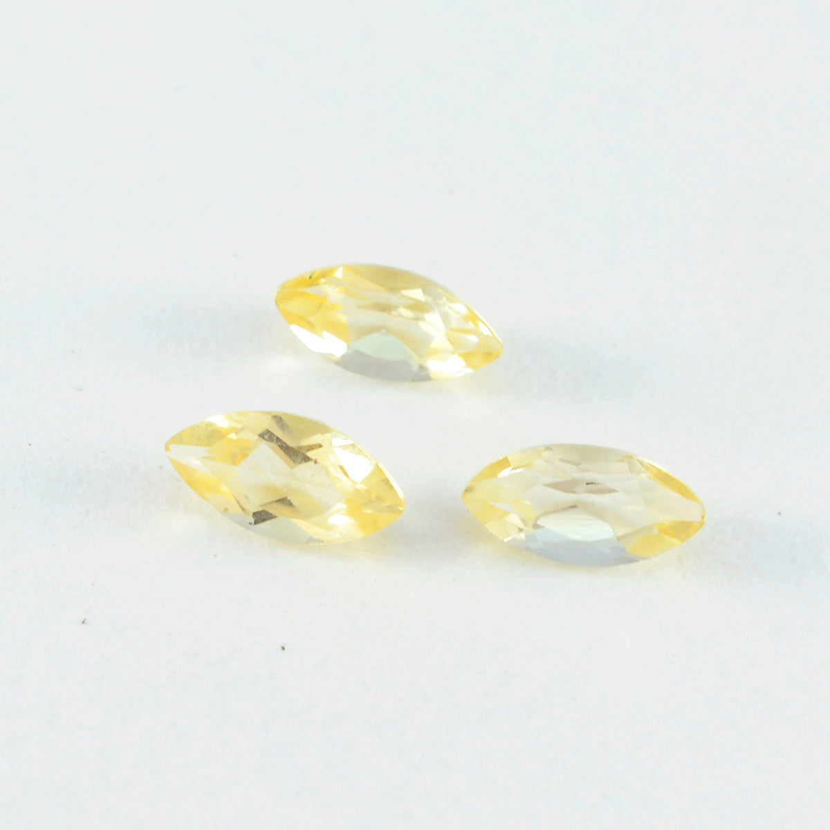 Citrine 1PC Medium 7x14 MM Marquise Faceted Yellow Genuine Semi Precious Loose Gems Secundaire afbeelding