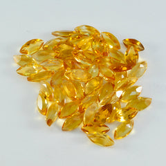 Citrine 1PC Large 8x16 MM Marquise Faceted Yellow Superior Semi Precious Loose Gemstone