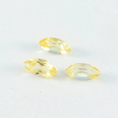 Citrin 1PC Medium 7x14 MM Marquise Facettiert Gelb Echte Halbedelsteine Lose Edelsteine